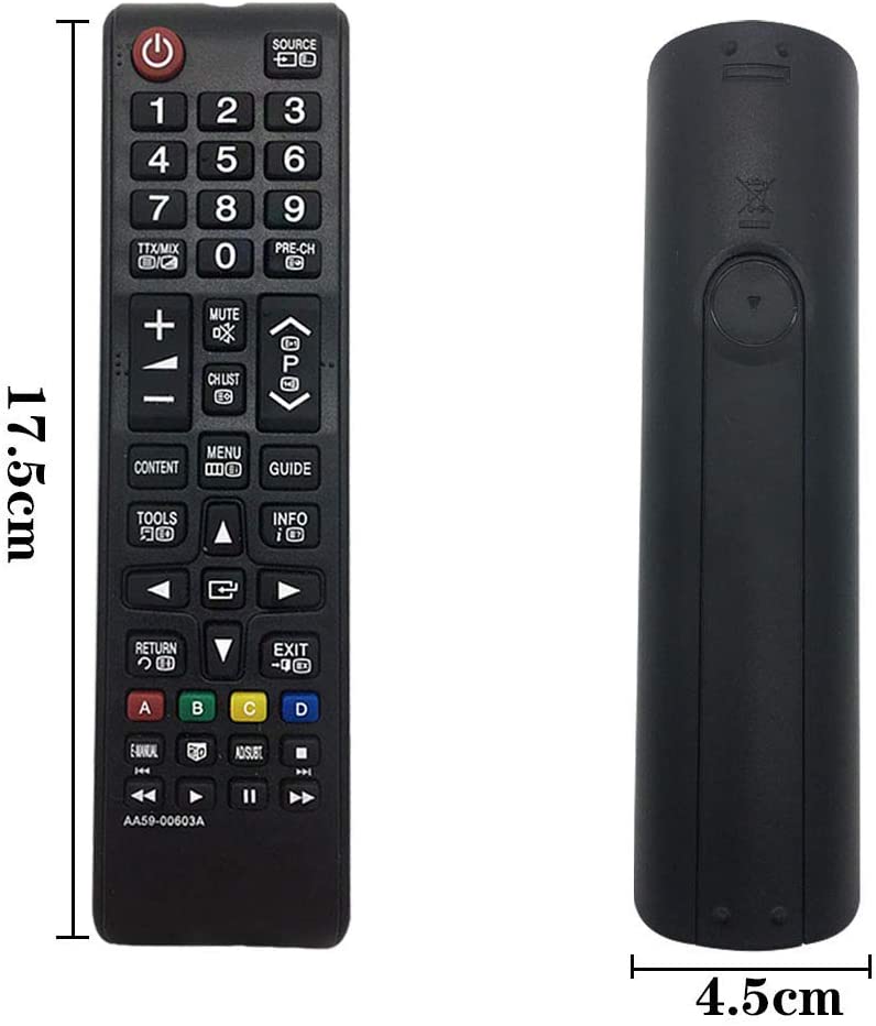 AA59-00603A Replaced Remote Control fit for Samsung TV Remote AA59-00558A AA59-00580A AA59-00588A PS51F4900AW PS51F4900AK PS43F4900AK PS43F4900AW