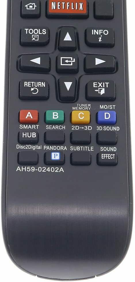 New AH59-02402A AH5902402A Replaced Remote fit for Samsung HT-E4500 HT-E5400 HT-E5400/ZA HT-E5400SAM HT-E5400ZA HTE5500W HT-E6500W HT-E6730W HT-EM45 HT-EM45C HT-EM53C BLU RAY Home Theater
