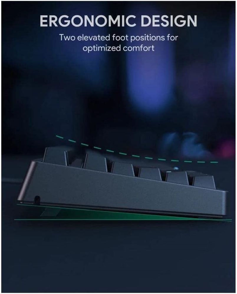 KM-G14 TKL Mechanical Gaming Keyboard with RGB and Switches, 87-Key Wired Keyboard (KMG14 Blue-Switches)