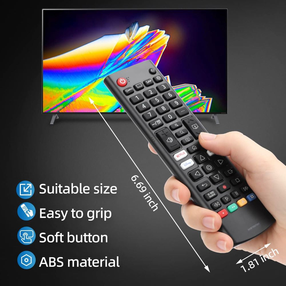 AKB76037601 Replaced LG Remote with Disney Button fit for LG Smart TV 32LM577BZUA 43UP7670PUC 55UP8000PUR 65UP8000PUR 75UP7670PUB 49UM7300PUA 60UM6900PUA 50UP8000PUR