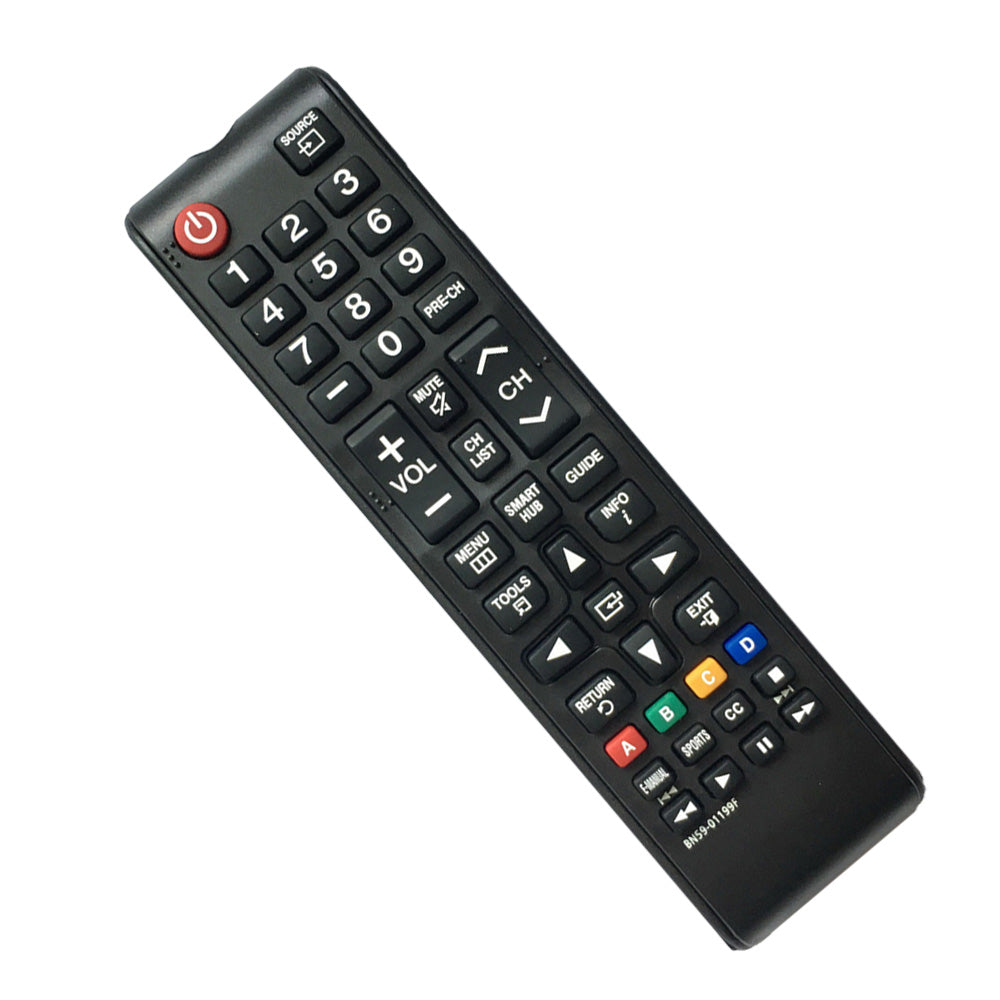 New BN59-01199F Replacement Remote Control for Samsung UN32J4500AF UN32J525DAFXZA UN43JU640DF UN60J6200AF UN60J6200AFXZA UN60J620DAF UN60J620DAFXZA UN60JU6400F UN60JU6400FXZAL ED LCD HDTV