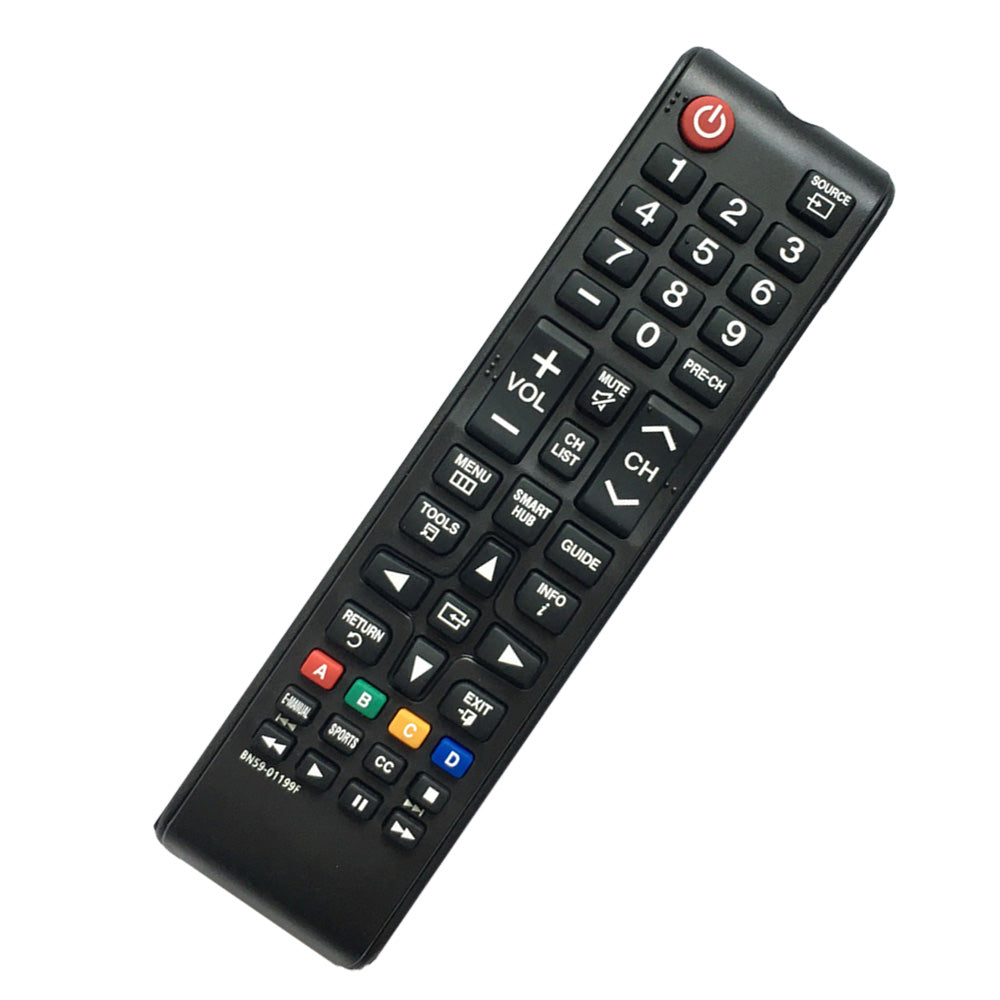 New BN59-01199F Replacement Remote Control for Samsung UN32J4500AF UN32J525DAFXZA UN43JU640DF UN60J6200AF UN60J6200AFXZA UN60J620DAF UN60J620DAFXZA UN60JU6400F UN60JU6400FXZAL ED LCD HDTV