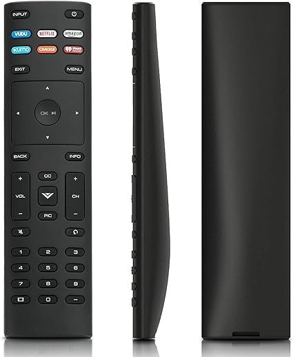 Universal Vizio Remote XRT136 with Hulu Netflix VUDU XUMO Crackle iHeart Apps for Vizio TV D50f-F1 D24f-F1 D43f-F1 E43-E2 E60-E3 E75-E1 P55-E1 P65-E1 P75-E1 M70-E3 M65-E0