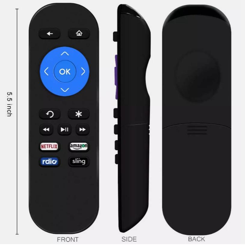 Remote for Roku Streaming Player, Compatible with ONN, Haier, Westinghouse, Hisense, Insignia, JVC, LG, Sharp, TCL