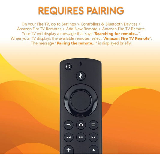 Replacement Voice Remote NS-RCFNA-21 CT-RC1US-21 fit for Insignia Smart Fire TV/Toshiba Smart Fire TV Editions NS-50F301NA22 NS-40D510NA21 NS-39DF310NA21 NS-32D510NA19 NS-42F201NA22 NS-24DF310NA21