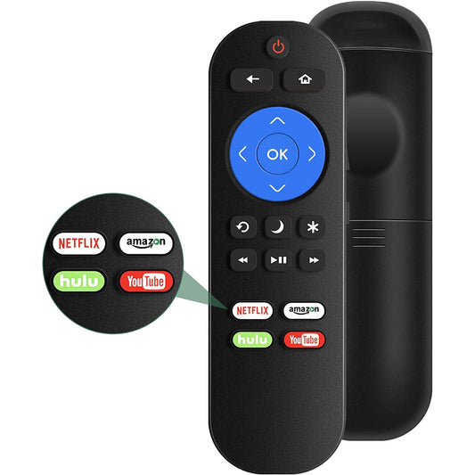 Besia Remote for Roku TV Remote, Universal for Hisense/Onn/TCL/Element/Haier/Sharp/Hitachi/LG/Sanyo/JVC/Magnavox/RCA/Philips/Westinghouse Roku Built-in Smart TV