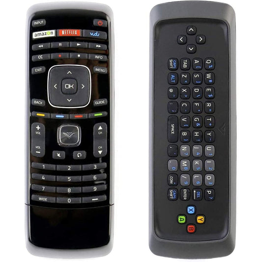 Besia Universal Remote XRT300 with QWERTY Keyboard fit for Vizio LCD LED Smart TV M420SV M550SV M470SL M550SL M470VSE M550VSE E551VA M320SR M420SR E3D320VX XVT3D D500I-B1 E420I-A1 E470i-A0 E3D420VX