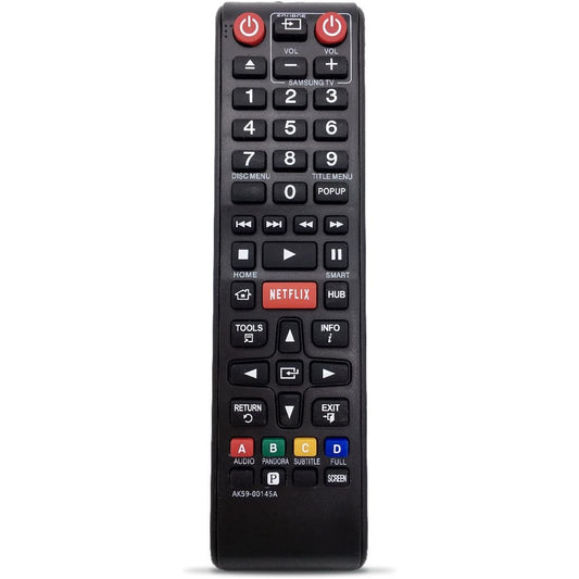 AK59-00145A Remote Control Replacement for Samsung Blu-ray DVD Player BD-E5900 BD-ES6000 BDE5700 BD-E5700 BD-EM57 BD-EM57/ZA BDEM57C BD-EM57C BD-EM57C/ZA BDEM57CZA BDEM57ZA BDEM59