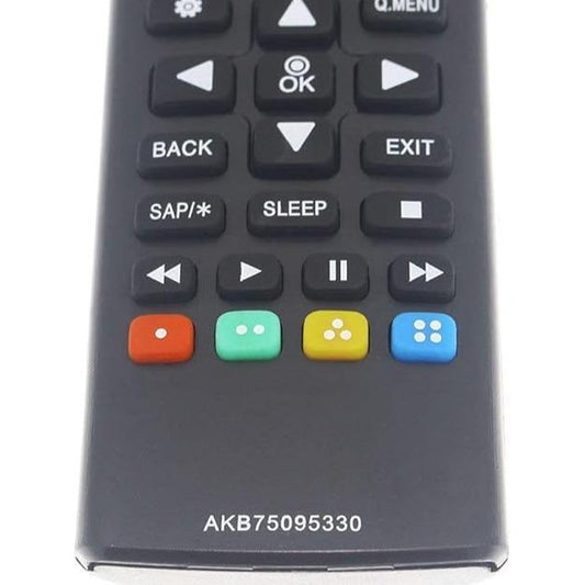 New AKB75095330 Replacement Remote Control Applicable for LG TV 24LH4830 43LJ5000 32LJ500B 43LJ500M 28LJ400B 28MT42DF 24LH4830-PU 28LJ430B