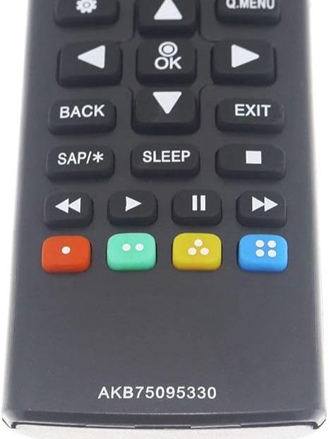 New AKB75095330 Replacement Remote Control Applicable for LG TV 24LH4830 43LJ5000 32LJ500B 43LJ500M 28LJ400B 28MT42DF 24LH4830-PU 28LJ430B