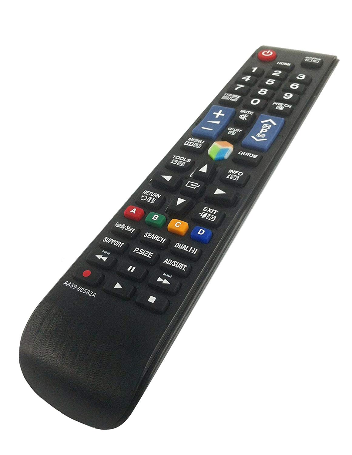 Replacement LCD Smart TV Remote Control AA59-00582A Compatible with Samsung UN32EH4500 UN46ES6100F UN32EH5300 UN40EH5300F UN40ES6100F UN46EH5300F UN46ES7500F UN46ES8000F UN50EH5300F UN50ES6100F