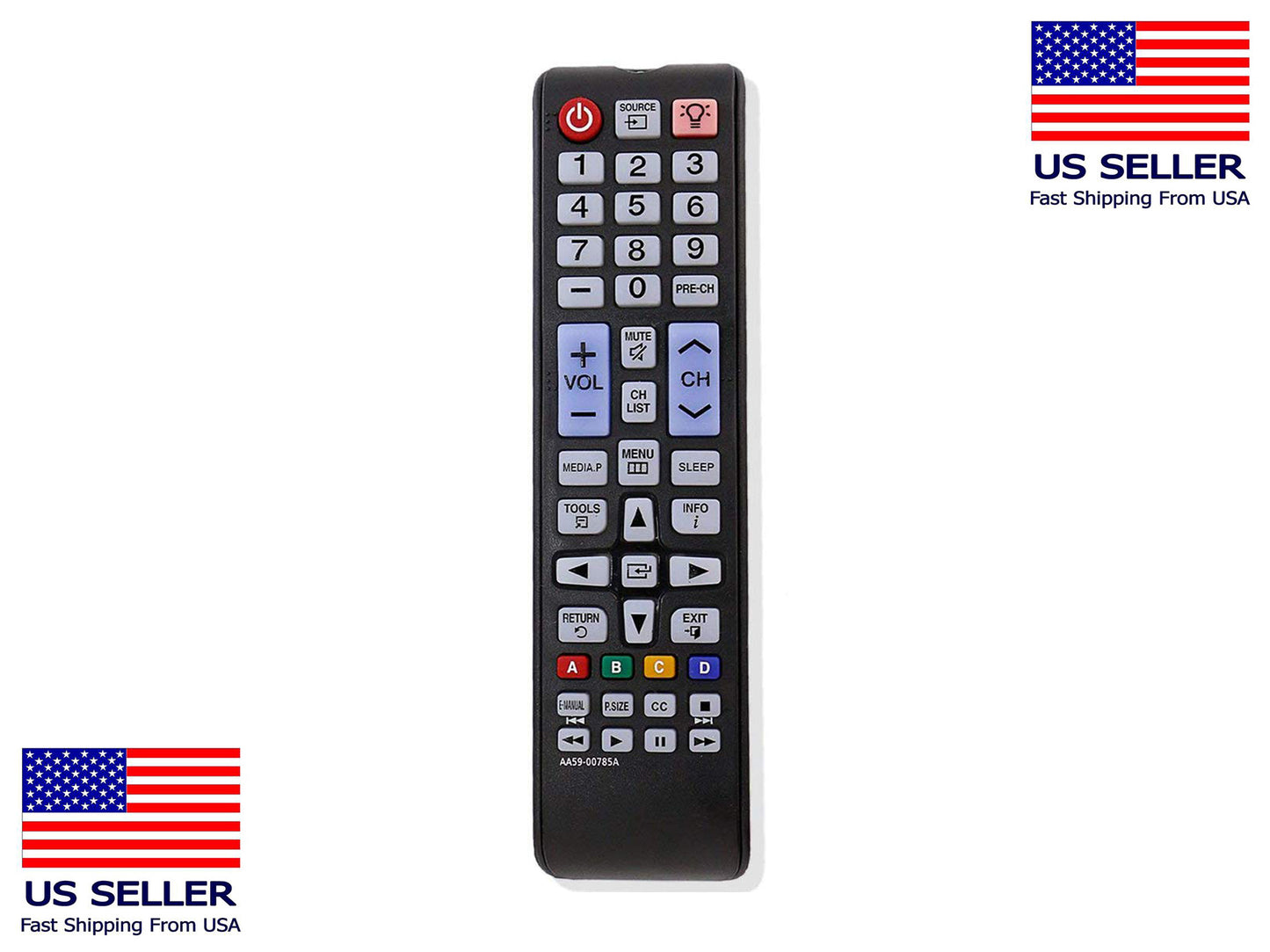 AA59-00785A Replacement Remote fit for Samsung Plasma TV UN24H4000AF UN28H4000AF UN28H4000AFXZA UN32JH4005FXZP UN40H4005AF UN48H4005AF UN48H4005AFXZA UN58H5005AFXZA LT24D310NHL/ZA PN43F4500