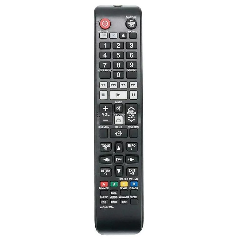 AH59-02550A Replace Remote Fit for Samsung HT-F453K HT-F453HK HT-F445K HT-F455K HT-F450BK HT-F453RK HT-F450RK HT-F453HBK HT-F453HRK HT-F455BK HT-F455RK HT-F453BK Digital Home Entertainment System