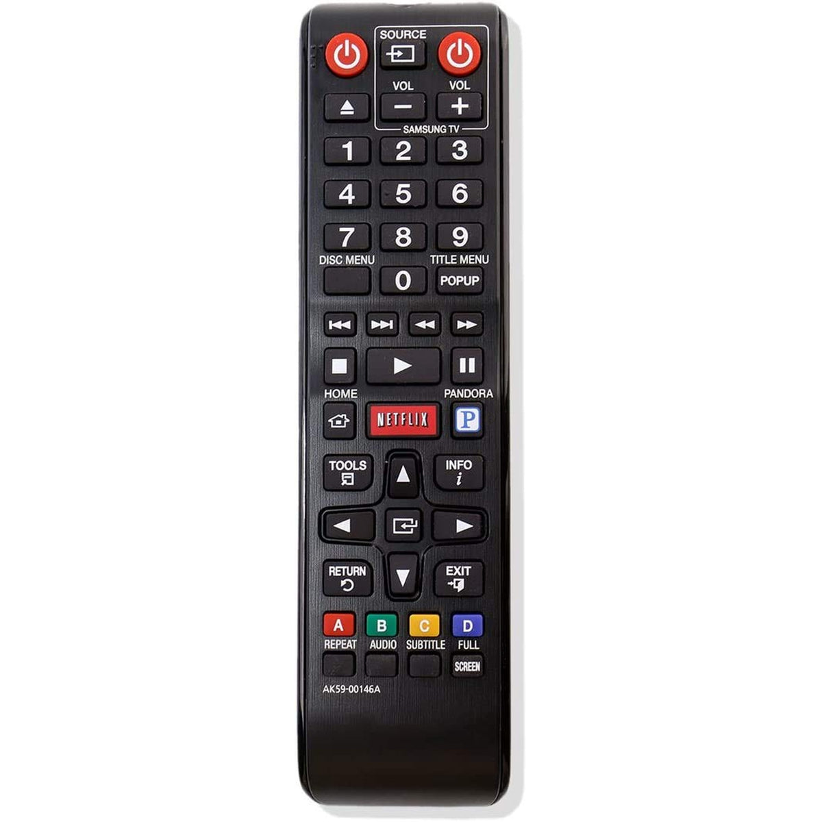 New AK59-00146A Replaced Remote Applicable for Samsung Blu-Ray Player BD-E5300 BD-E5300/ZA BD-E5400 BD-E5400/ZA BD-EM53 BD-EM53/ZA BD-EM53C BD-EM57C BD-EM59C BD-EM59C/ZA BD-ES6000 BDE5300/ZA BDE5400