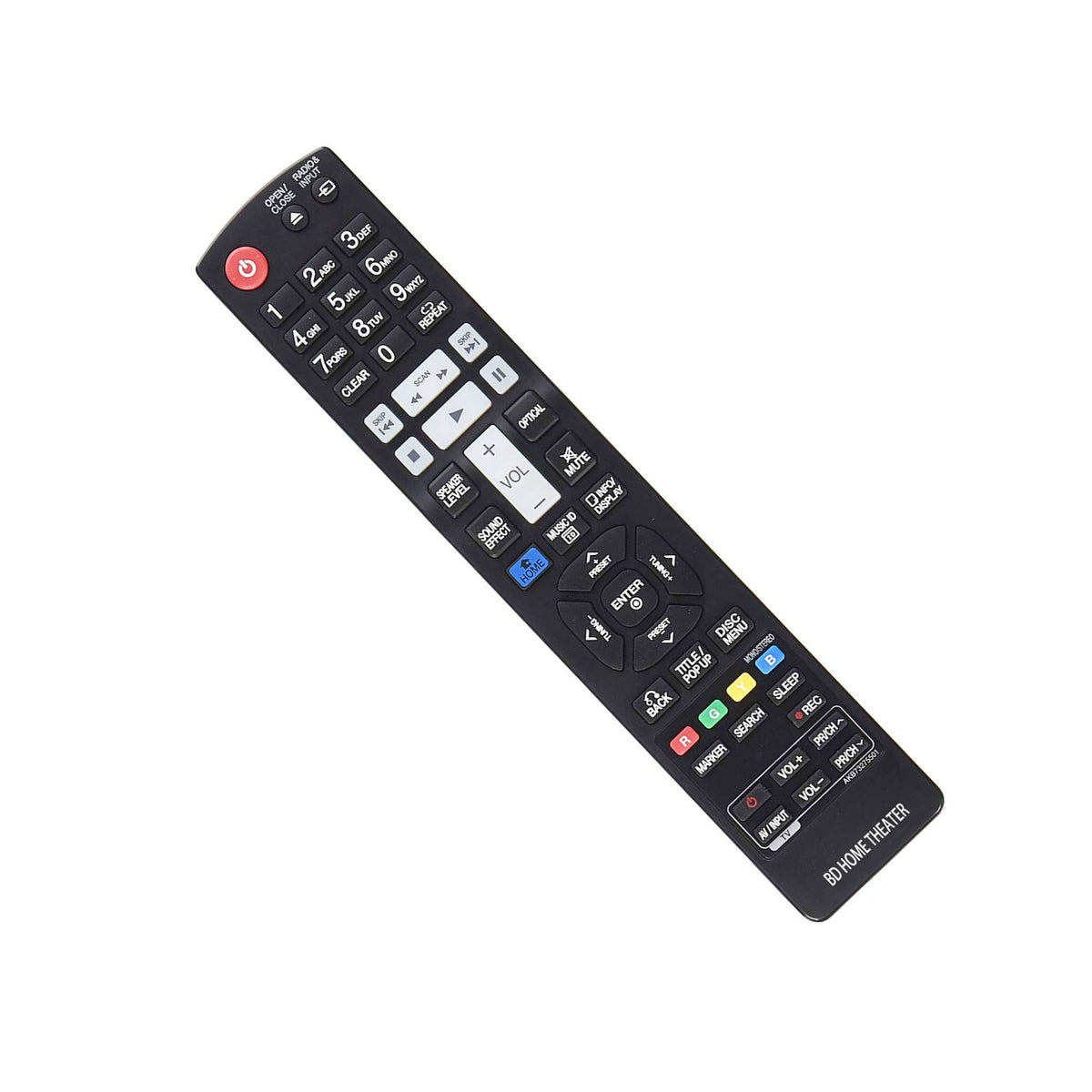 New AKB73275501 for LG Blu-Ray Disc DVD Player Replacement Remote Control, Fit for HX551 HX906TA HX561 HX771 HX721 HX906PA HX976TZW HX966TZ SH96SB-S