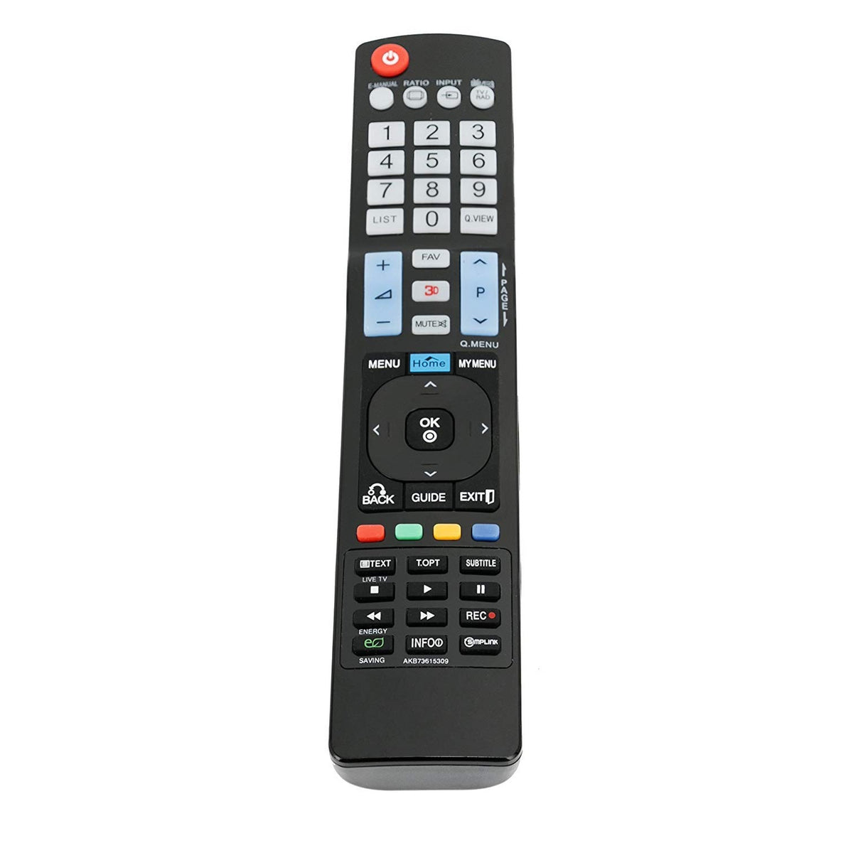 New AKB73615309 Replacement Remote Control for LG LED 3D Smart TV-No Setup Required LG Remote Control for 55LM6200 55LM6410 55LM6700 55LM7600 60PM6700 65LM6200