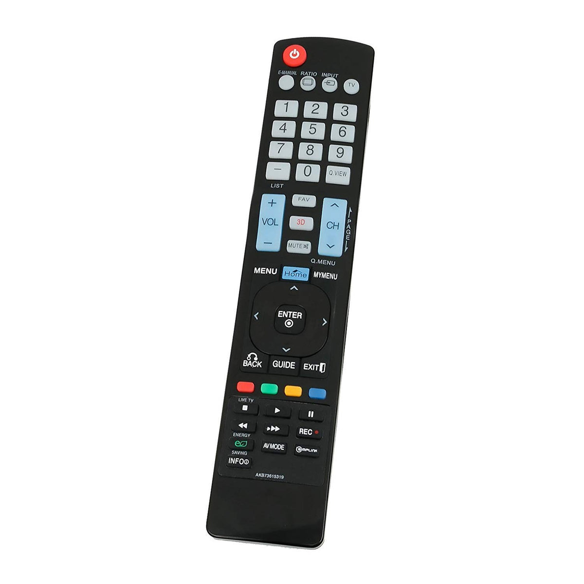 New AKB73615319 Replace Remote Control fit for LG TV LED LCD HDTV 32LM6400 42LM6400 42LM6700 42LM7600 47LM6400 47LM6700 47LM7600 55LM6400 55LM7600