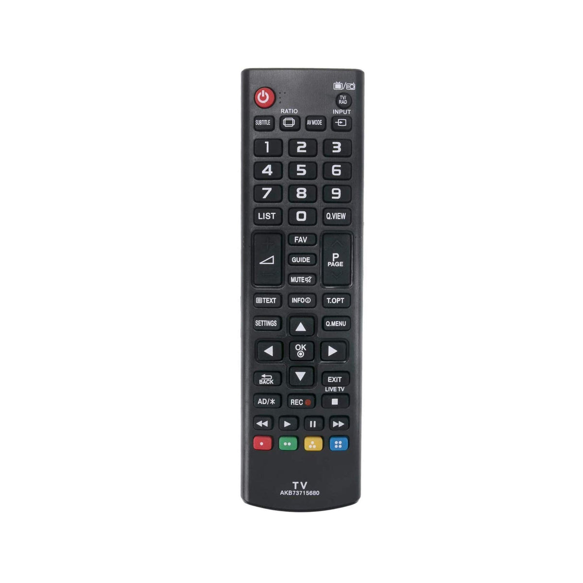 New AKB73715680 Replaced Remote fit for LG TV 32LB551B 32LB5610 32LB563B 42LB5510 42LB5610 49LB5510 50LB5610 50LB560B 55LB5610 60LB5610 MFL68003302