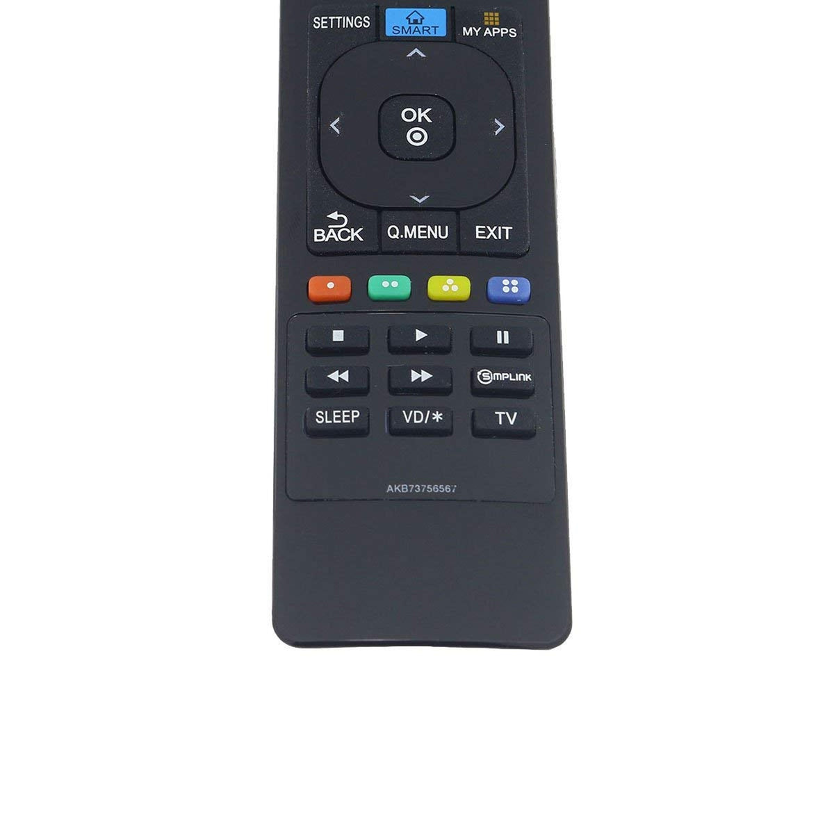 New AKB73756567 Remote Control Compatible Replacement for LG TV 32LB5800 32LB580B-UG 39LB5800 42LB5800-UG 47LB5800 47LB6100UG 49UB8200 50LB6100 55LB5800-UG 55LB6100 55UB8200-UH 55UB9200