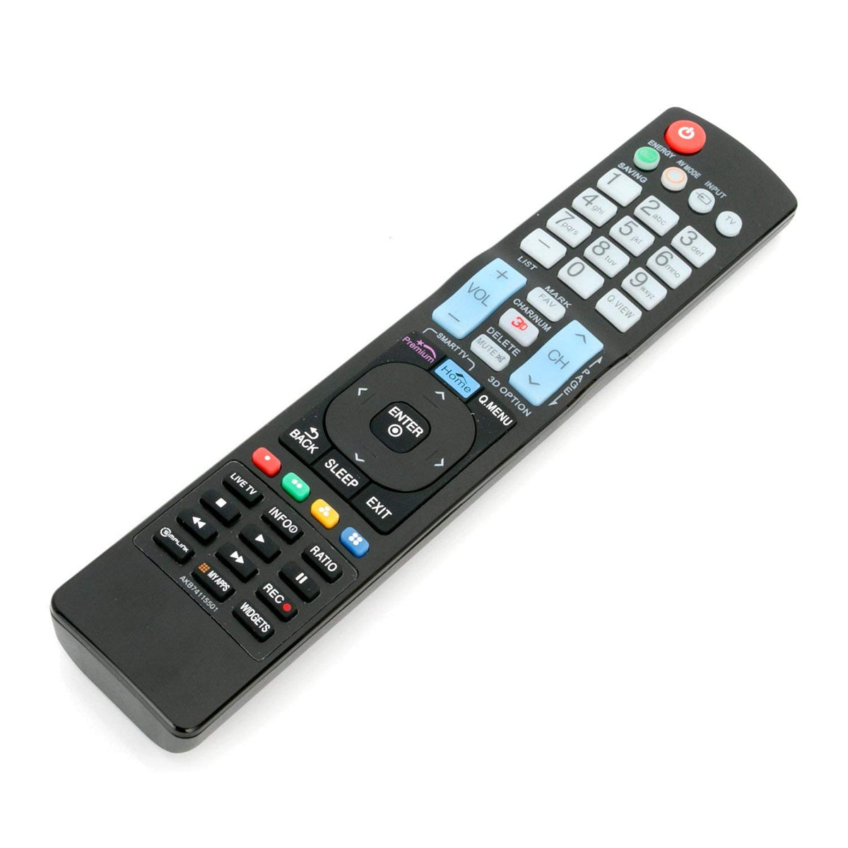 New AKB74115501 Replacement Remote Control fit for LG LCD LED TV HDTV 55LE5500 55LS4500UD 47LV5500UA 42LA6200UA 22LG30UA 19LF10 19LF10C 32LD325HUA 32LD330HUA 32LD333HUA
