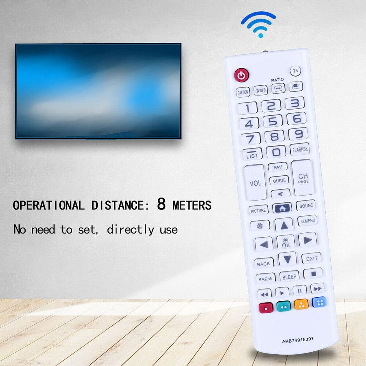 Young AKB74915397 Replaced Remote fit for LG 65UH615A 49UH610A 65UH6150 50UH6300 65UH6550 43UH7500 60UH7500 60UH7700 65UH9500 75UH8500 86UH9500 OLED65E7 OLED55E7P 43LF5900 43UF6800 60UF8500 55UF8400