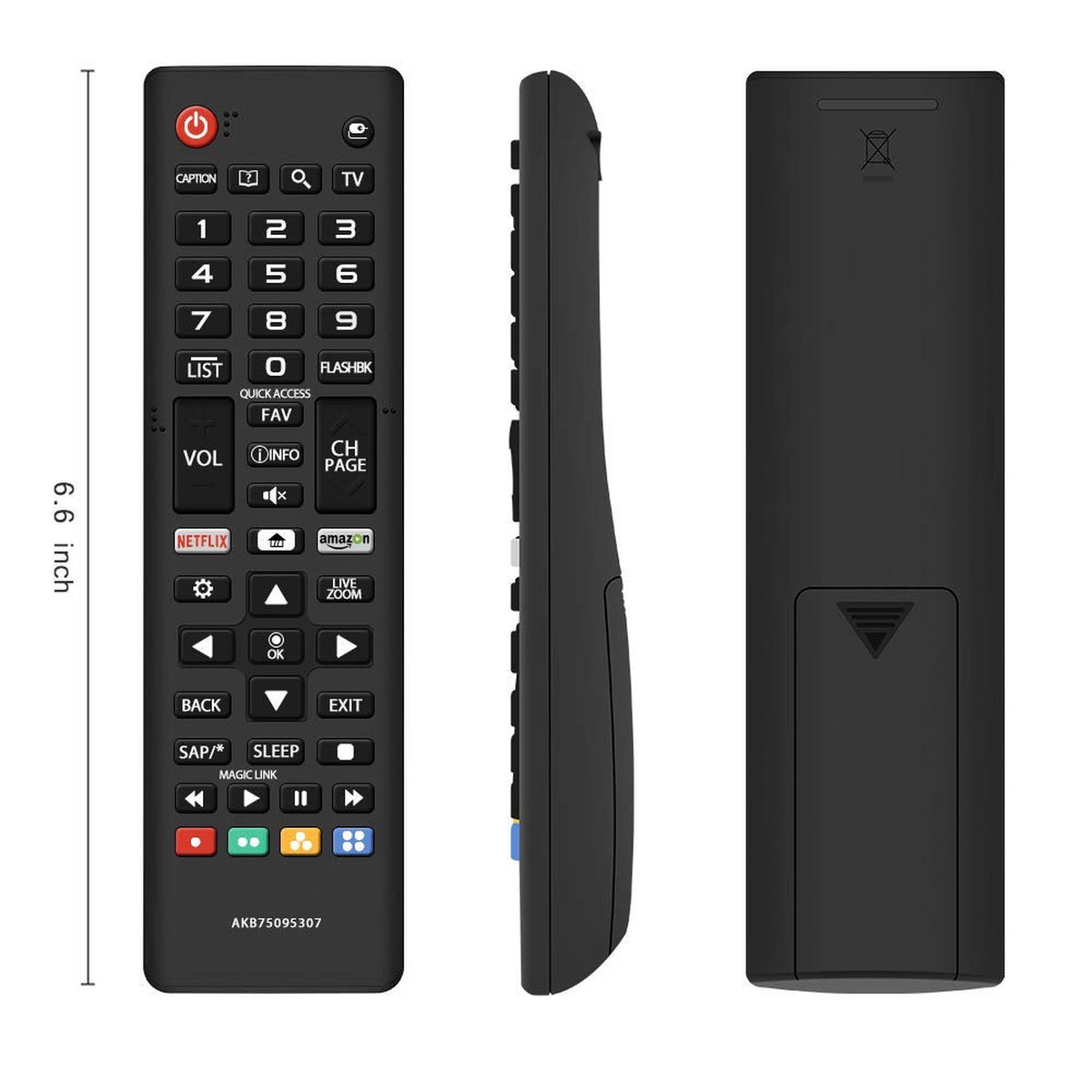 Young AKB75095307 Remote Control Compatible Replacement for LG TV 32LJ550B 55LJ5500 55UJ6050 43UJ6200 43UJ6500 43UJ6560 49UJ6500 49UJ6560 55UJ6520 55UJ6540 55UJ6580 60UJ6540