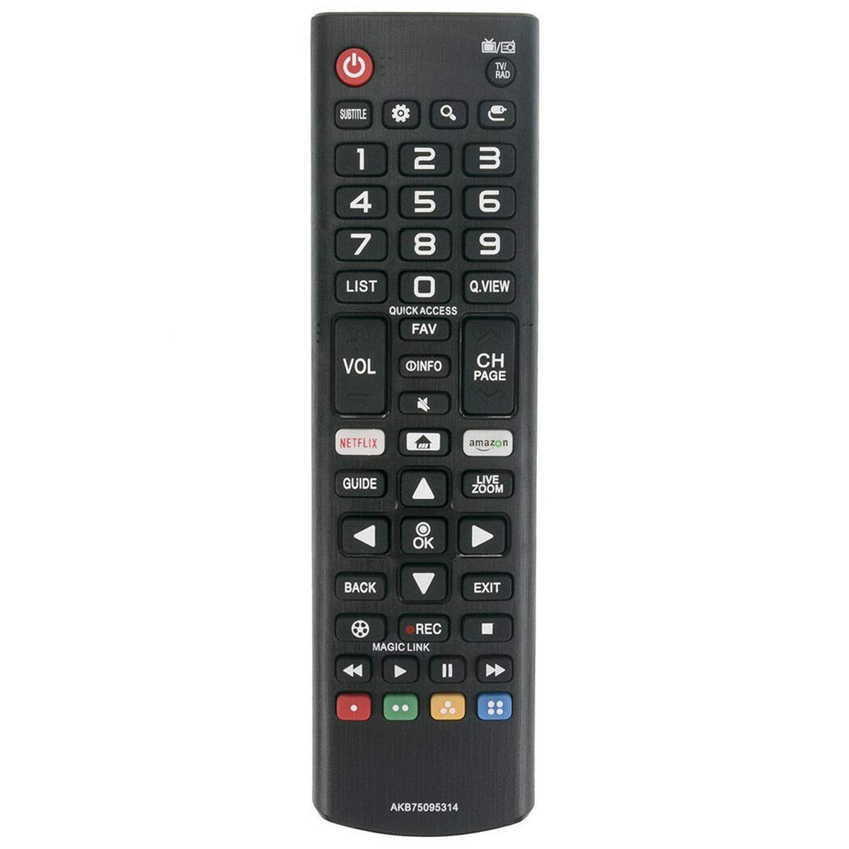 New AKB75095314 Replace Remote Control for LG Smart LED HDTV TV with Netflix & Amazon 43UJ6300 49UJ6300 55UJ6300 65UJ6300