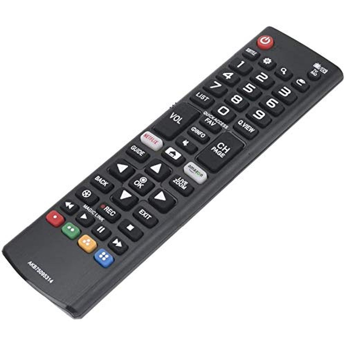New AKB75095314 Replace Remote Control for LG Smart LED HDTV TV with Netflix & Amazon 43UJ6300 49UJ6300 55UJ6300 65UJ6300