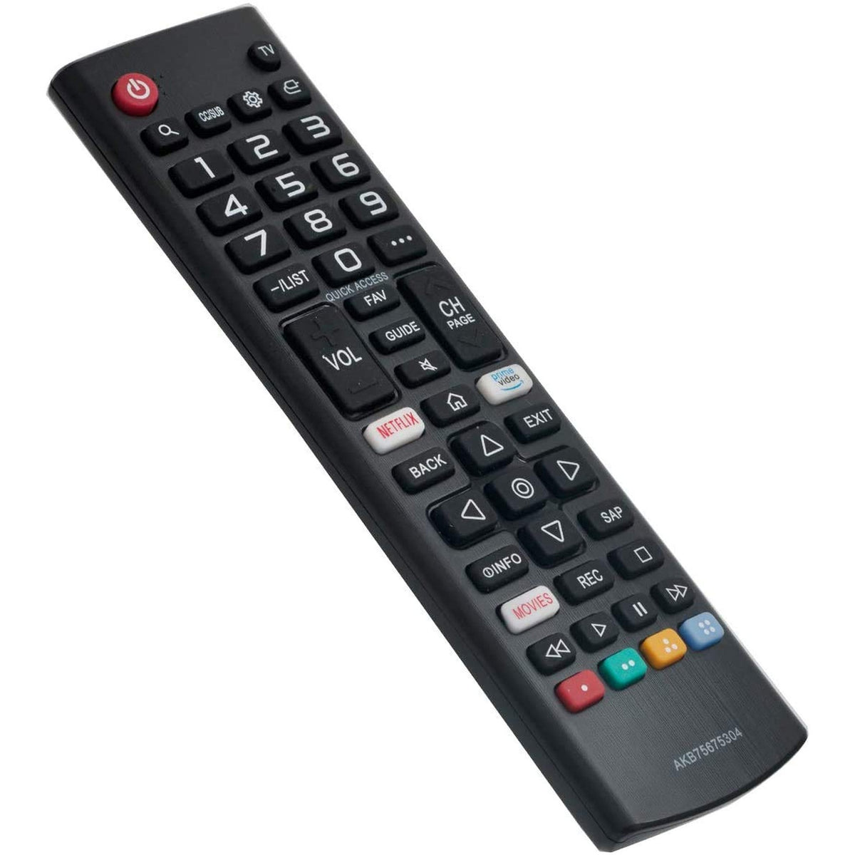 LG AKB75675304 Replace Smart TV Remote Applicable 55UM6900PUA 65UM6900PUA 43UM7100PUA 49UM7100PUA 55UM7200PUA 43UM7300PUA 43UM7310PUA 49UM7300PUA 50UM7310PUA 70UM7370PUA 50UM7400PUA 82UM7570PUB