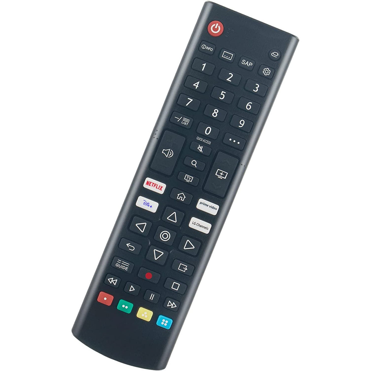 AKB76037601 Replaced Remote for LG Smart TV 70UP7070PUE 43UP7100ZUF 43UP7560AUD 55UP7100ZUF 55UP7560AUD 50UP7100ZUF 50UP7560AUD 65UP7100ZUF with DSY+,Prime Video,Netflix,Channel Buttons