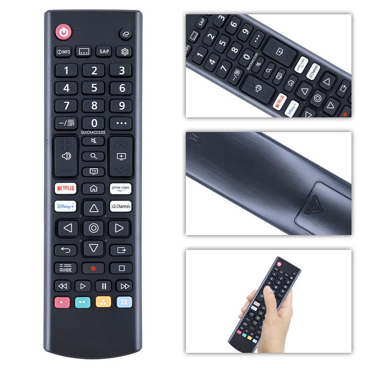 Besia Universal Remote for All LG Smart TV with DSY+,Netflix,Prime Video,Channel Buttons