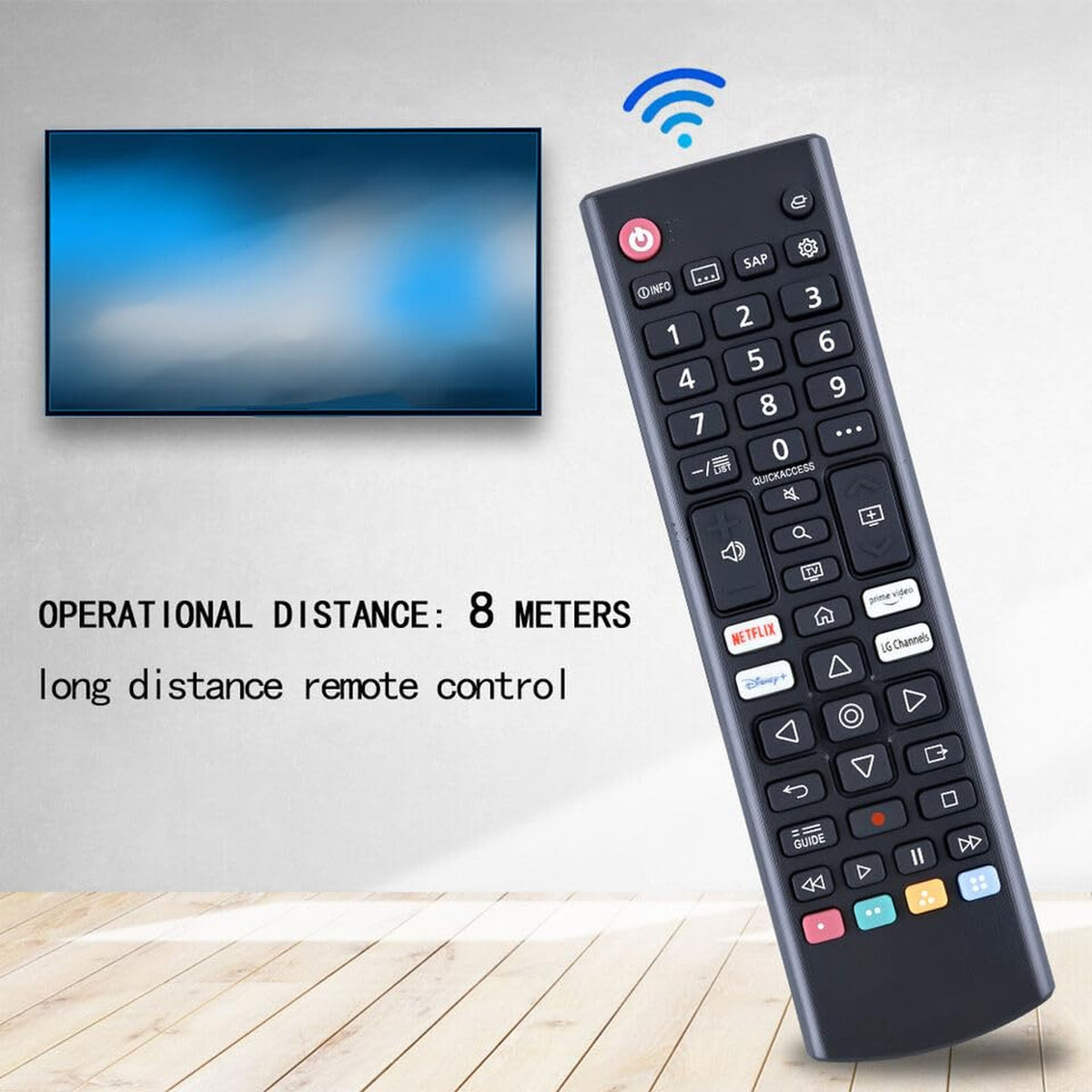 Besia Universal Remote for All LG Smart TV with DSY+,Netflix,Prime Video,Channel Buttons