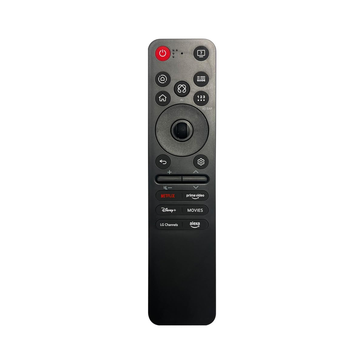 MR25GA AKB76046605 New Replacement with Voice Remote Control Compatible with LG TVs: OLED, QNED, UHD, LED, LCD (MR25GA) for 2025 Models with Movies Shortcut Buttons