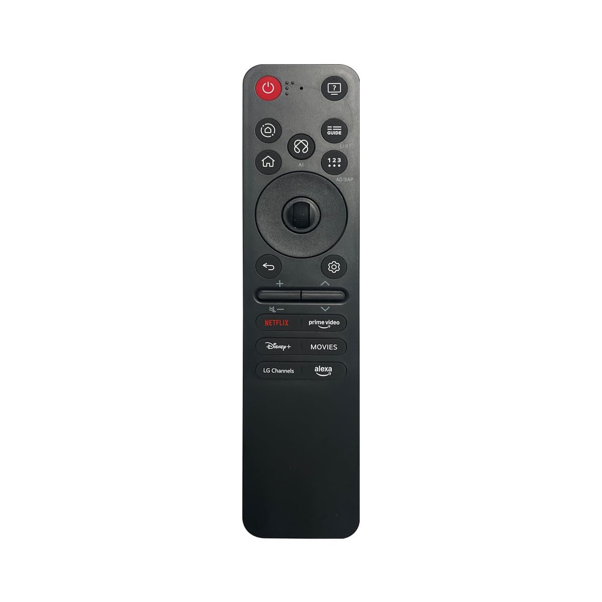 MR25GA AKB76046605 New Replacement with Voice Remote Control Compatible with LG TVs: OLED, QNED, UHD, LED, LCD (MR25GA) for 2025 Models with Movies Shortcut Buttons