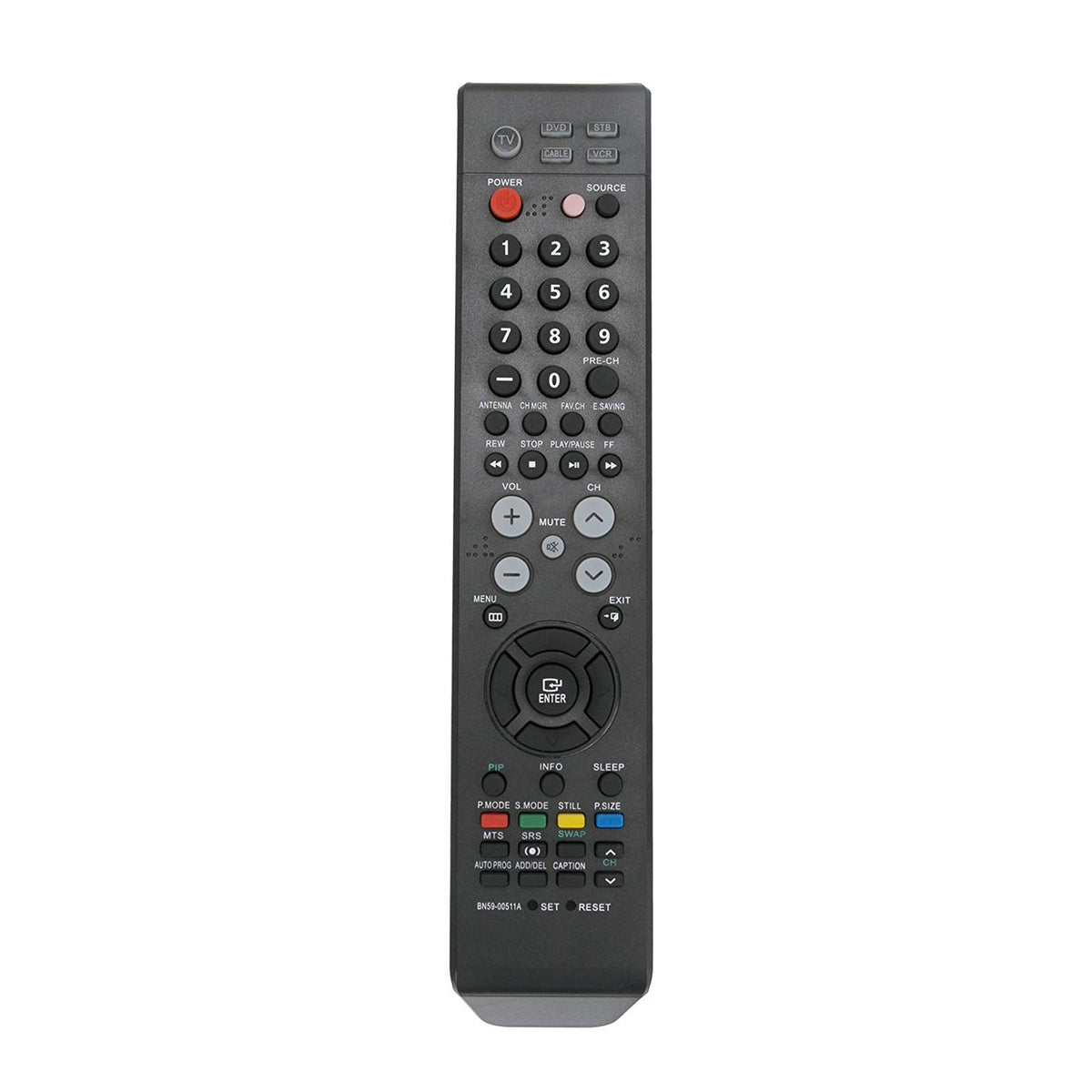 New Replacement Remote Control fit for Samsung Plasma LCD LED TV BN59-00511A BN59-00512A BN59-00616A LN-S2651D LN-S2652D LN-S4092D LN-S3251D LN-S3252D LN-S4051D LN-S4052D