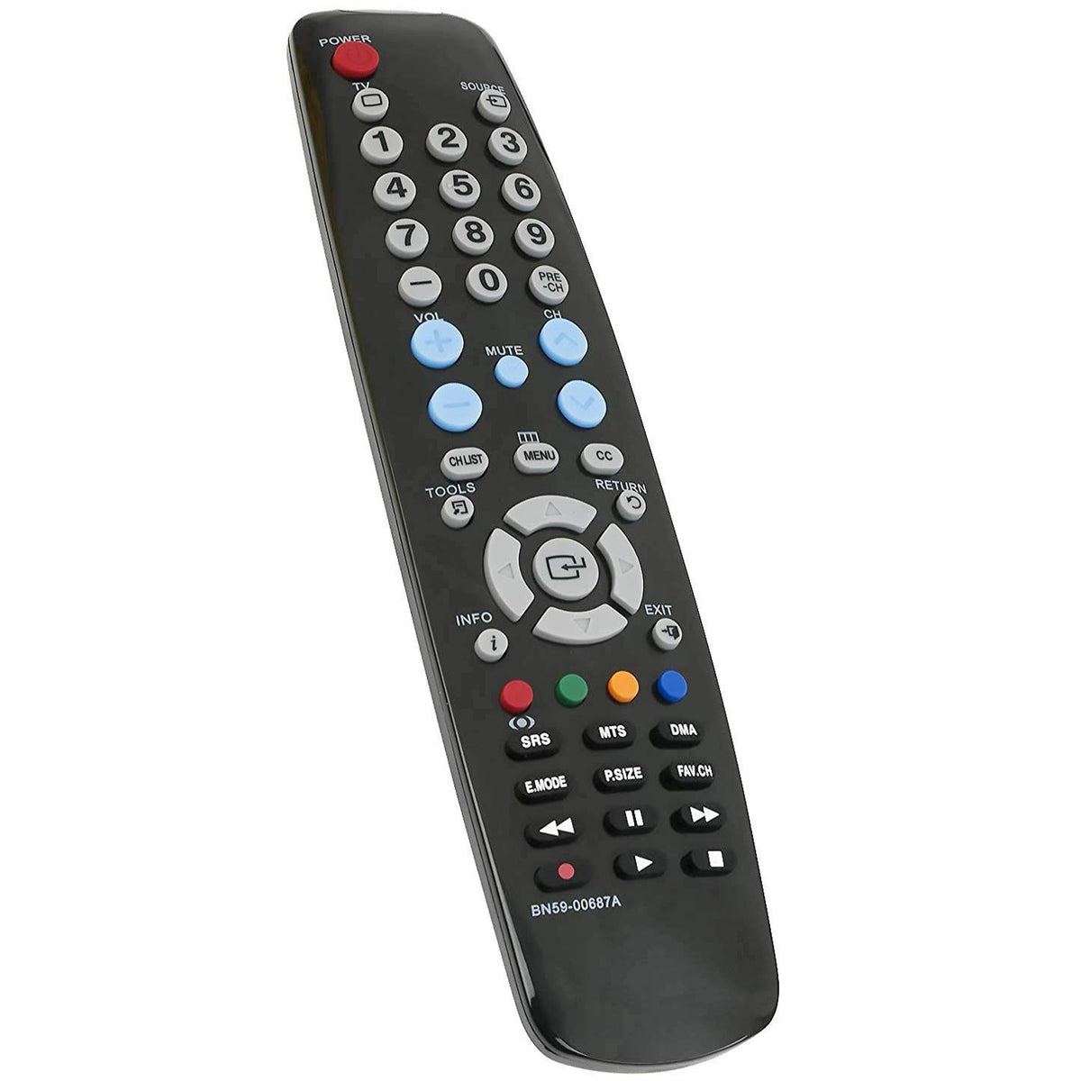 New BN59-00687A Replaced Remote for Samsung TV LN40A450C1 PN50A510 LN32A450CD