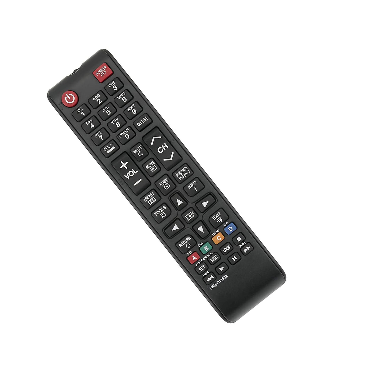 BN59-01180A Replaced Remote fit for Samsung LED TV TM1240A DH40D DH48D DH55D DM32D DM40D DM48D DC48E-M DC55E-M DC40E-H DC48E-H ED75E ML32E ML55E EM65E EM75E DC32E DC40E DC48E DC55E DC32E-M DC40E-M