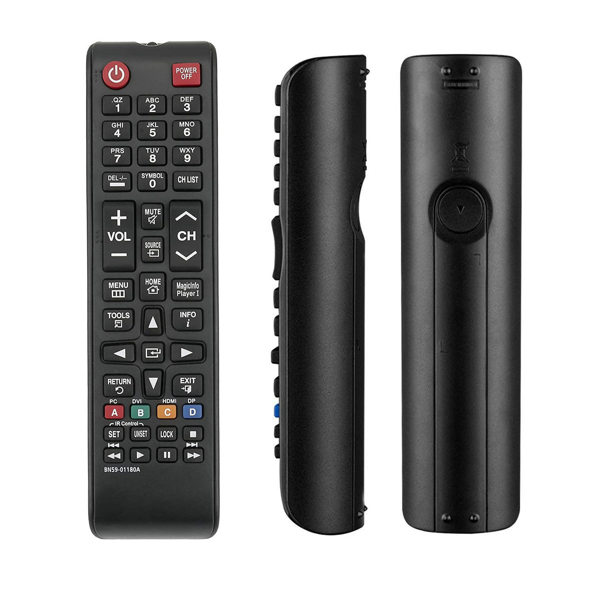 BN59-01180A Replaced Remote fit for Samsung LED TV TM1240A DH40D DH48D DH55D DM32D DM40D DM48D DC48E-M DC55E-M DC40E-H DC48E-H ED75E ML32E ML55E EM65E EM75E DC32E DC40E DC48E DC55E DC32E-M DC40E-M