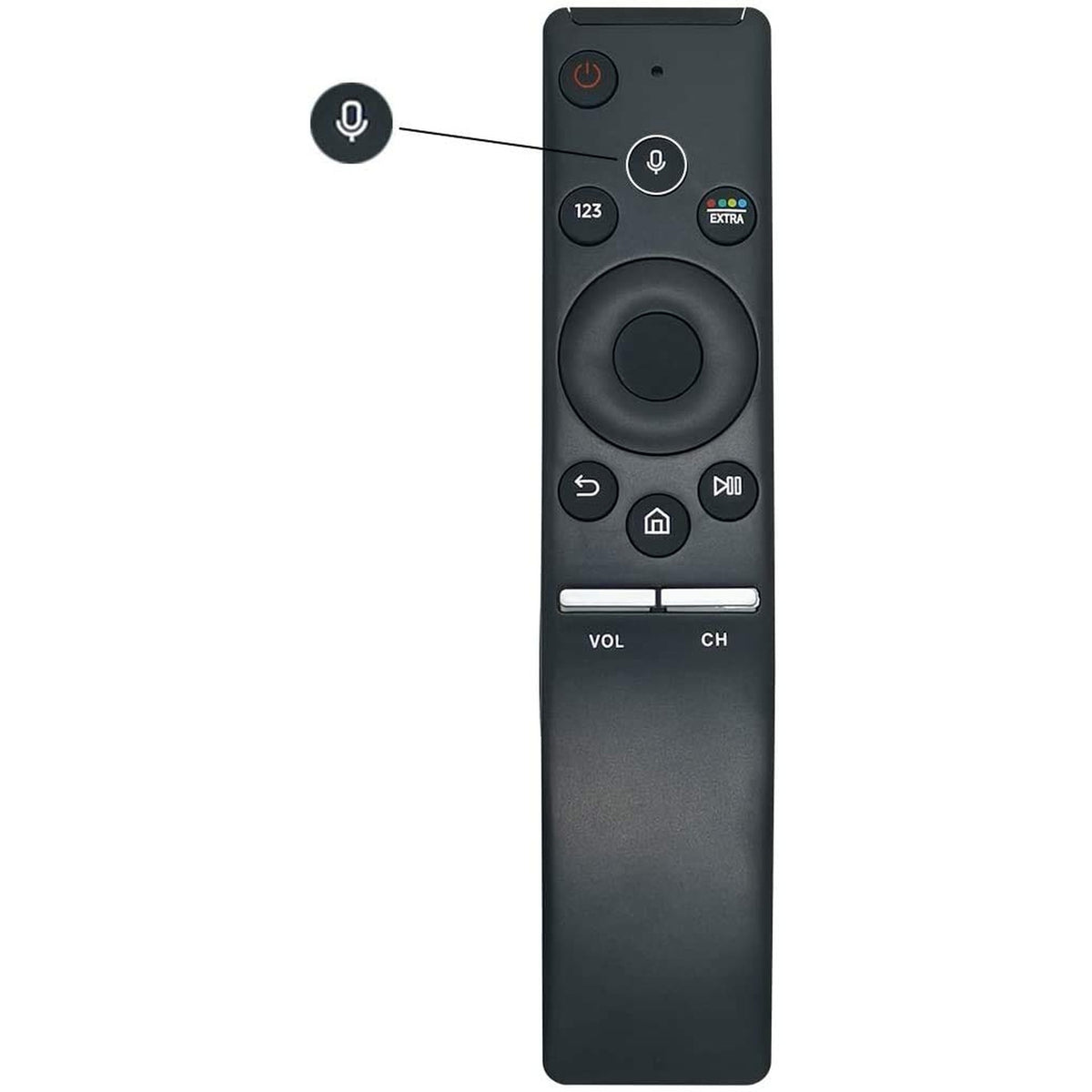 New Bluetooth Voice Remote Control BN59-01266A for Samsung LED LCD HDTV UN49MU6300F RMCSPM1AP1 QN43Q60RAFXZA QN49Q60RAFXZA QN55Q60RAFXZA QN65Q60RAFXZA QN75Q60RAFXZA QN82Q60RAFXZA UN43KU7500