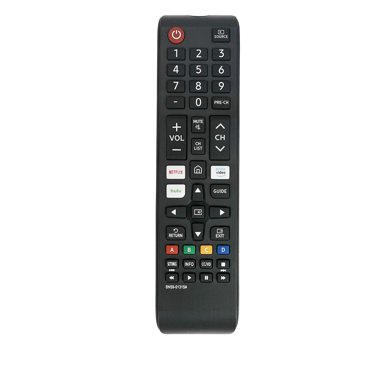 New Young Replacement TV Remote Control BN59-01315A for Samsung Smart TVs UN43RU7100 UN43RU7200 - No Setup Needed
