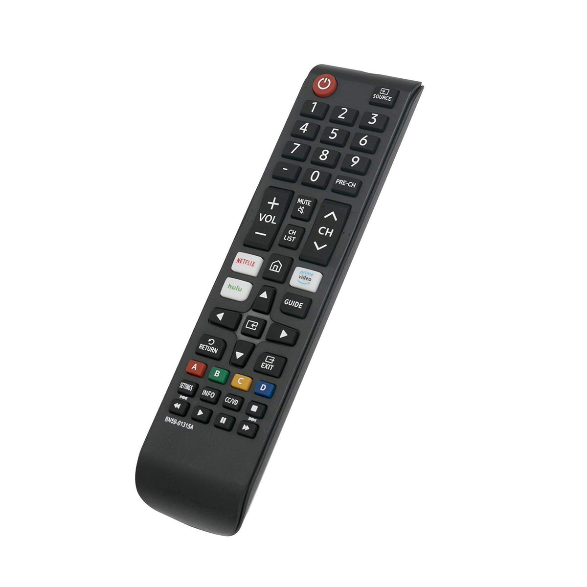 New Young Replacement TV Remote Control BN59-01315A for Samsung Smart TVs UN43RU7100 UN43RU7200 - No Setup Needed