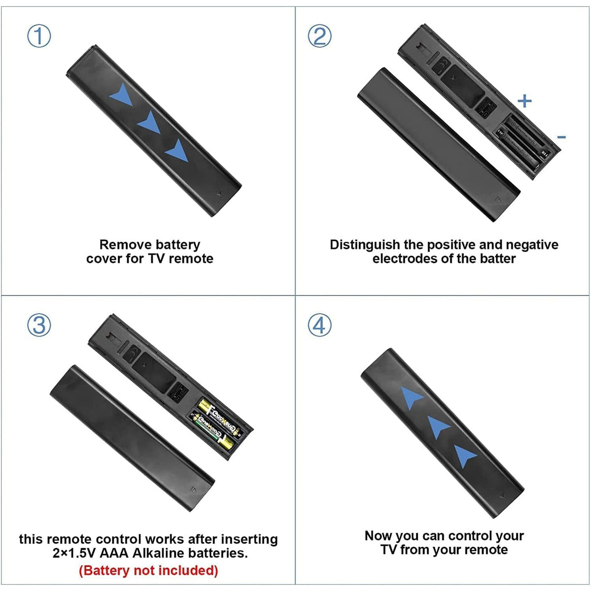 Universal Replacement Remote BN59-01357A fit for All Samsung Smart TVs Compatible with All Samsung QLED Series Smart TV [No Voice Function]