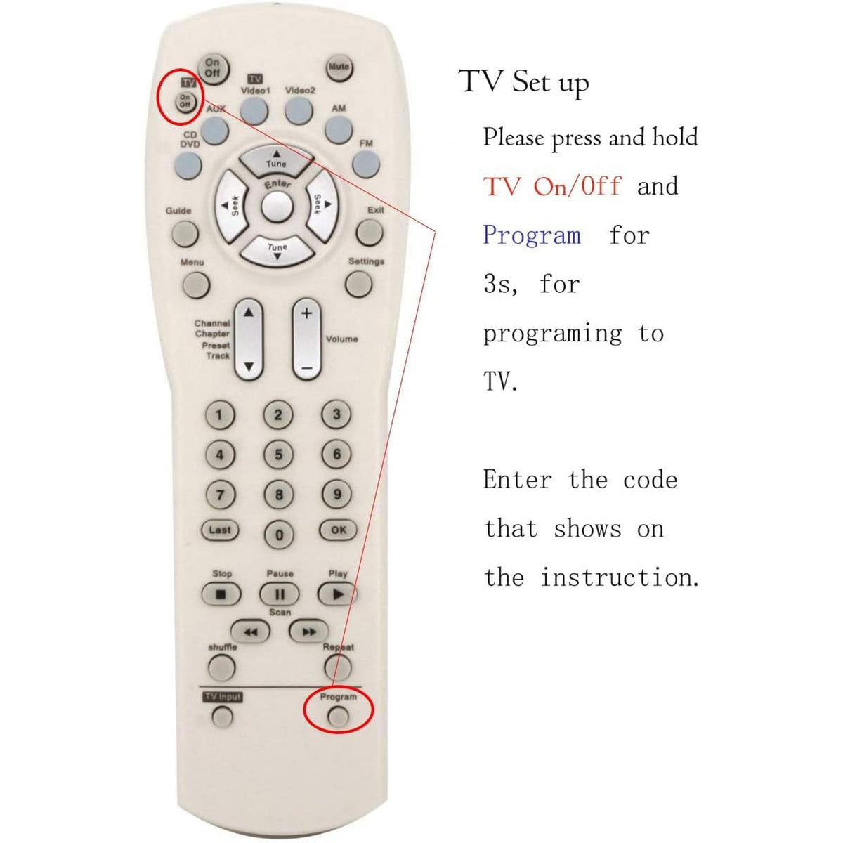 Replacemt New Remote 289138001 Compatible for Bose 321 Series I Audio/Video AV Receiver [Work with Series I of Bose 321 ONLY] (Instruction Included)