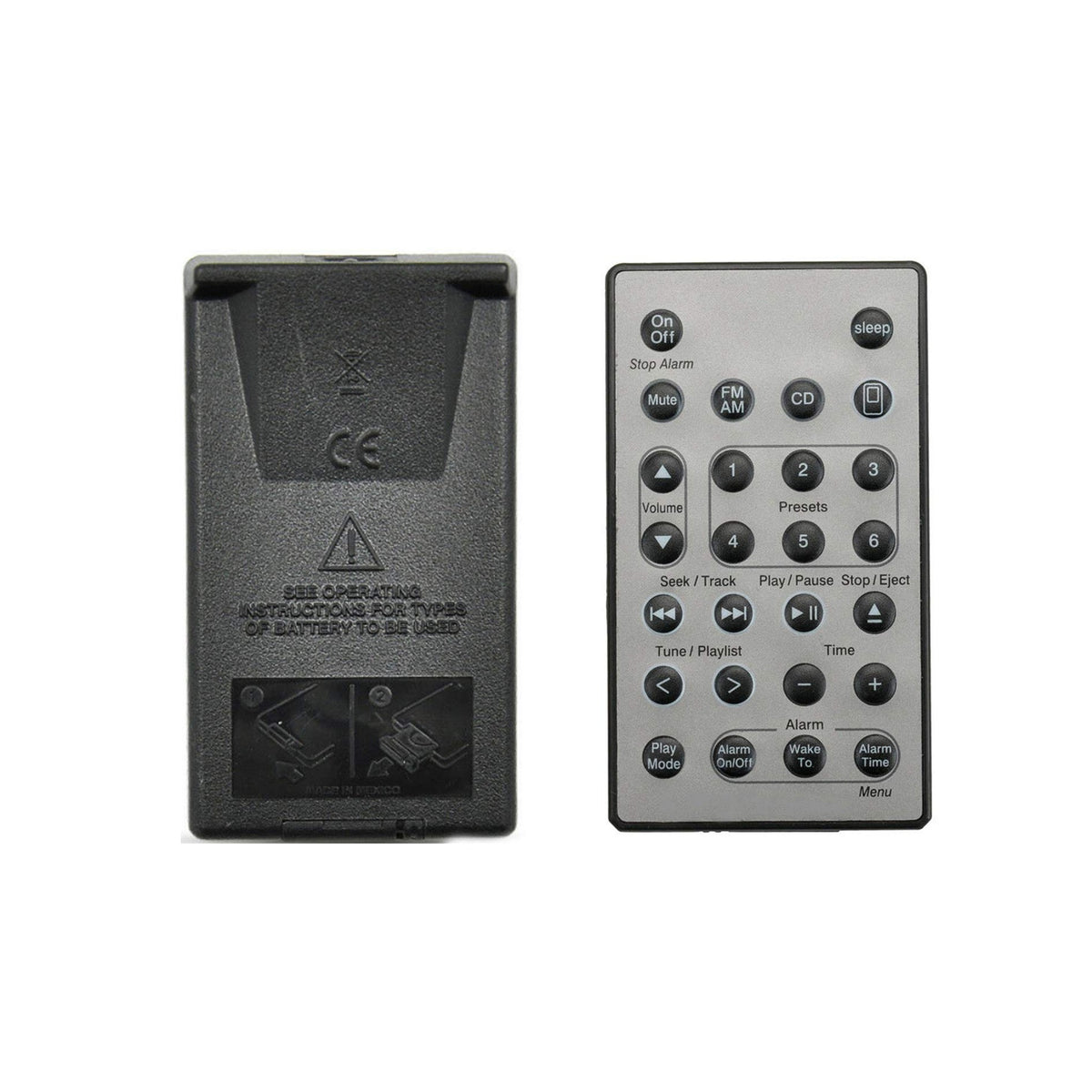 Young Replacement Remote Control Fit for Bose Wave SoundTouch Music Radio (System IV III II I) AWRCC1 and AWRCC2 - with Battery (Silver)