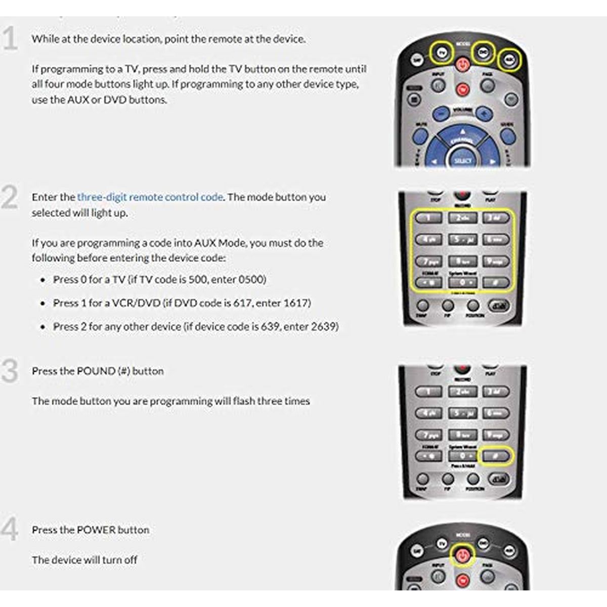Young Dish Network 20.1 IR Learning Remote Control Compatible for Dish TV1 Universal Remote Control