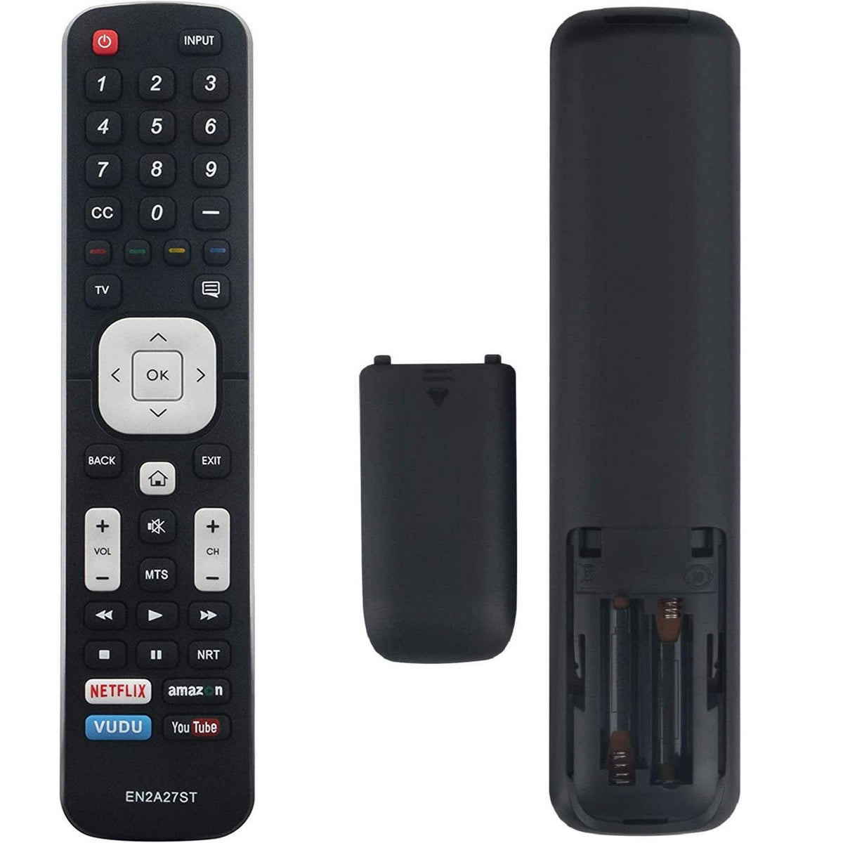 New EN2A27ST Replacement TV Remote Control for Sharp 4K Ultra LED Smart HDTV - LC-32P5000U / LC-40P5000U / LC-43P5000U / LC-50P5000U / LC-55P5000U / LC-60P6000U Television
