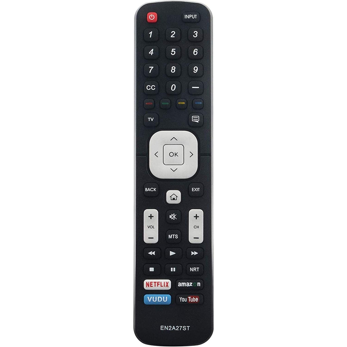 New EN2A27ST Replacement TV Remote Control for Sharp 4K Ultra LED Smart HDTV - LC-32P5000U / LC-40P5000U / LC-43P5000U / LC-50P5000U / LC-55P5000U / LC-60P6000U Television