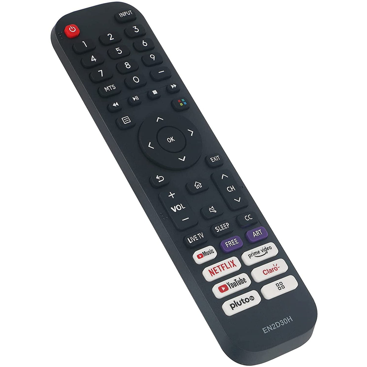 New EN2D30H Replaced Remote for Hisense 4K UHD LED Smart TV 75A7100F 55AE7200F 65A7500F