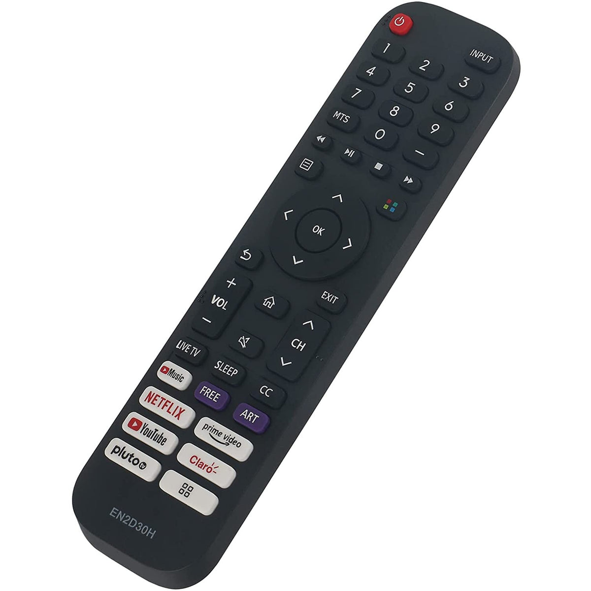 New EN2D30H Replaced Remote for Hisense 4K UHD LED Smart TV 75A7100F 55AE7200F 65A7500F