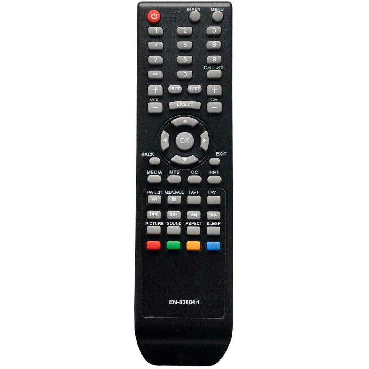 EN-83804H Replacement Remote Fit for Hisense TV 32H3D 32DU3040 32DU3050 40EU3000 32H3507 43H3080E 43H3D